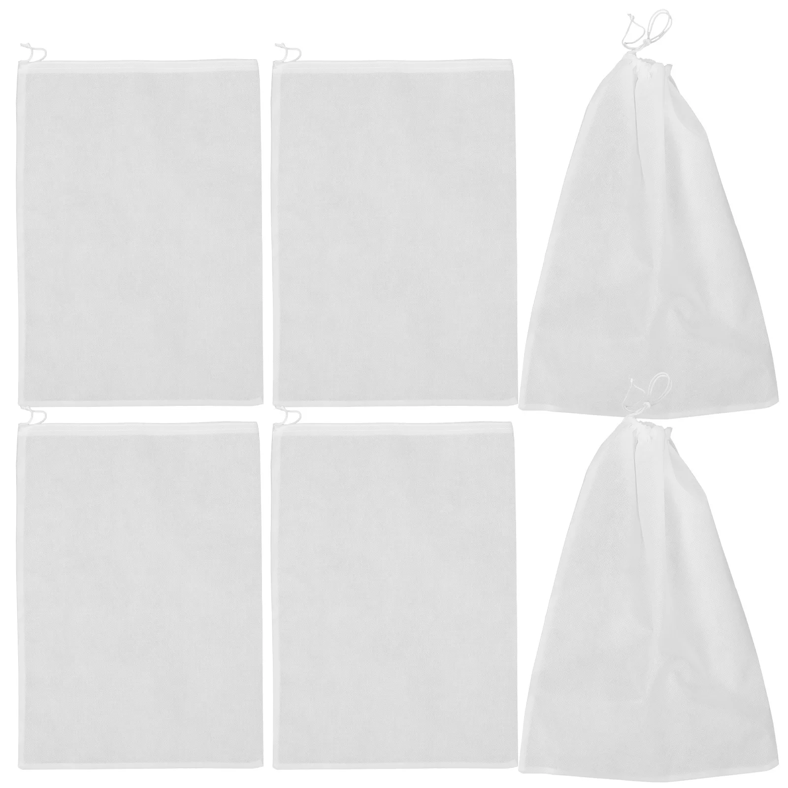 6 個ロングブーツダストバッグ軽量丈夫な巾着靴ポーチ再利用可能なトラベルブーツオーガナイザー収納袋ワードローブ用