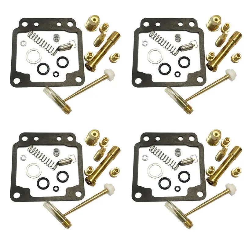 Carburetor Rebuild Carb Kit for YAMAHA XJ750 XJ 750 Seca 1982-1985 Set of 4 Carburador Repair  Replacement Parts