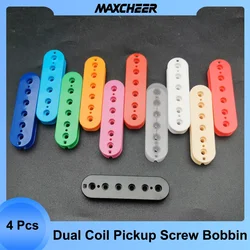 4Pcs 6-String Electric Guitar Pickup Humbucker Screw Bobbin /Pole Spacing 50 or 52mm / Multicolor Available