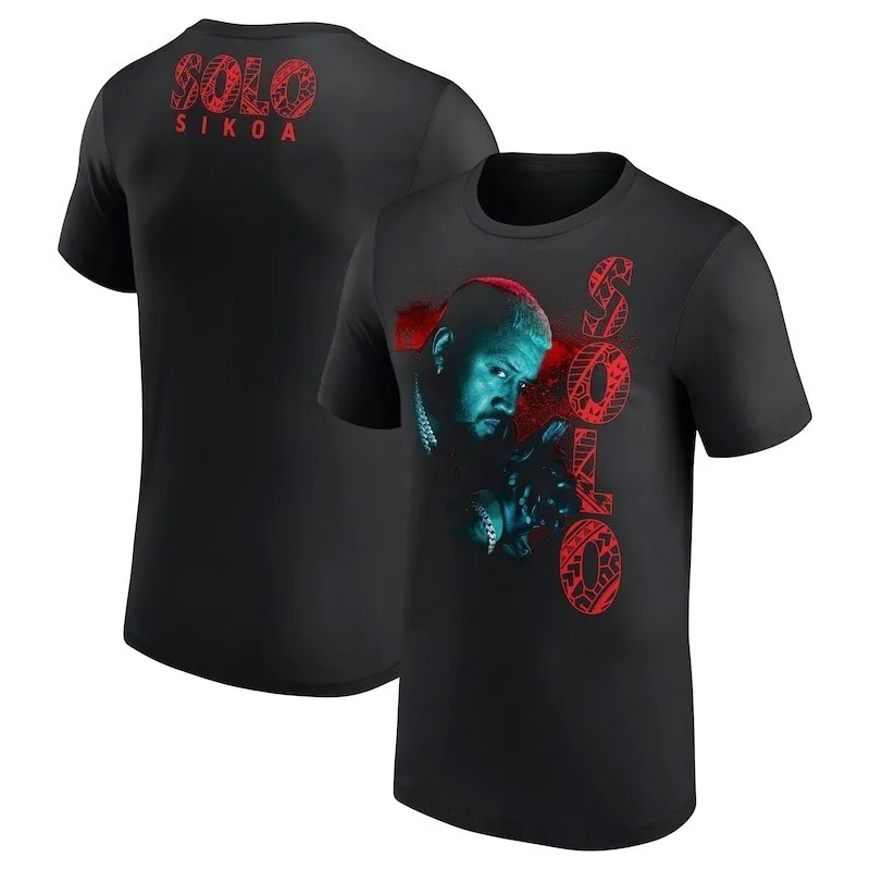 Solo Sikoa Merch T-shirt Men Short Sleeve Tee Unisex Tops Clothes Causal Female Y2K Tops