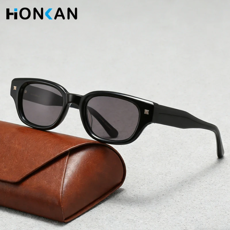 

2026 Поляризованные солнцезащитные очки из ацетата для женщин, модные овальные солнцезащитные очки с узкой оправой и ногтями UV400, усовершенствованные очки для уличной вечеринки