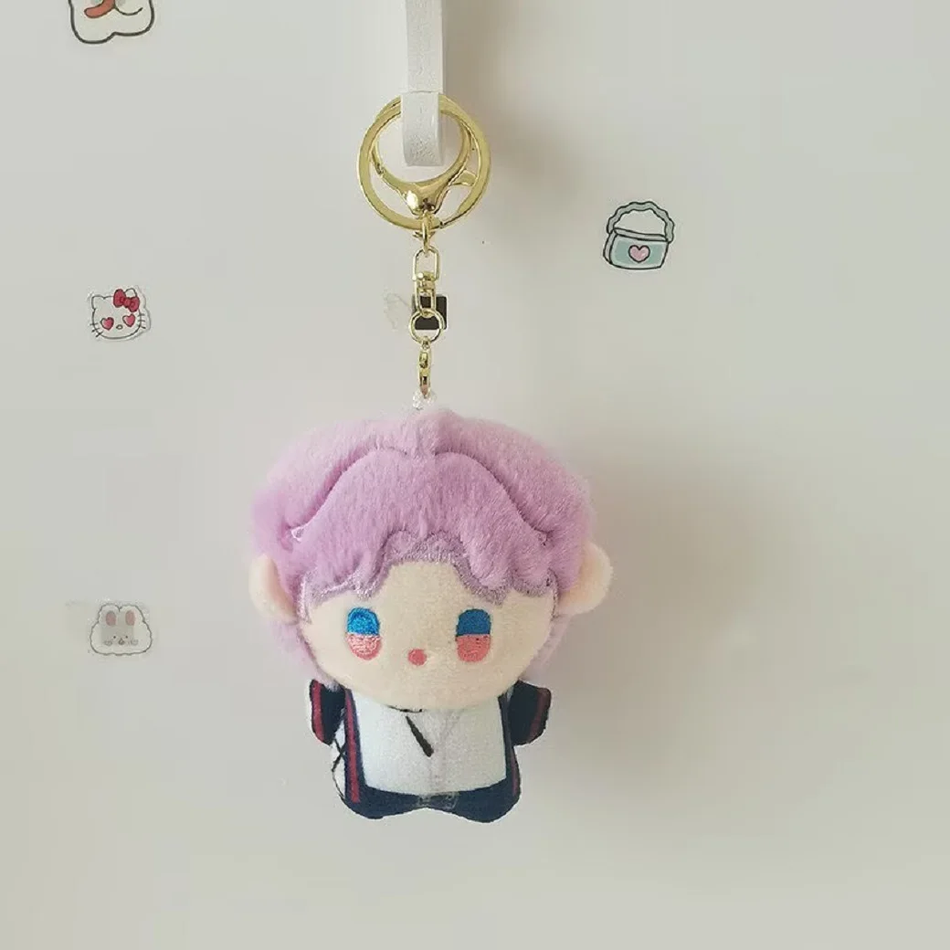 Game Love and Deepspace Sylus Cosplay Keychain Kawaii Plush Figure Doll Keyring Key Chain Bag Pendant Accessories Prop Fans Gift