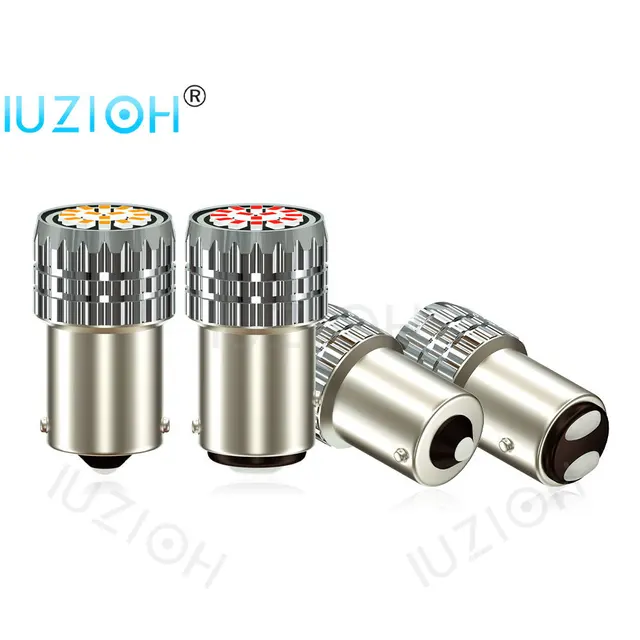 IUZIOH 2 SZTUK P21/5W BAY15D Żarówka BA15S Led R5W R10W 1156 1157 P21W Hamulec Wsteczny Kierunkowskaz Postojowe Światło Tylne Światło Samochodowe 12V DRL