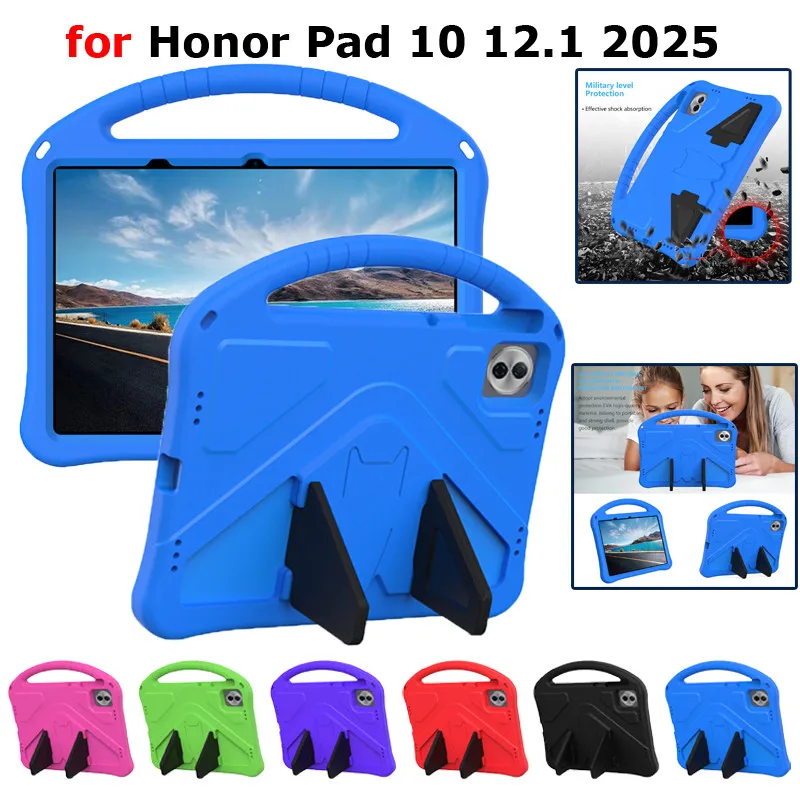 

Чехол Eva для Honor Pad 10 Case 2025 HEY3-W00 HEY3-W10 12,1 дюйма 9 12,1 Pad X9a 11,5 X8 Pro X9 X8a 11 Чехол для планшета Безопасность детей