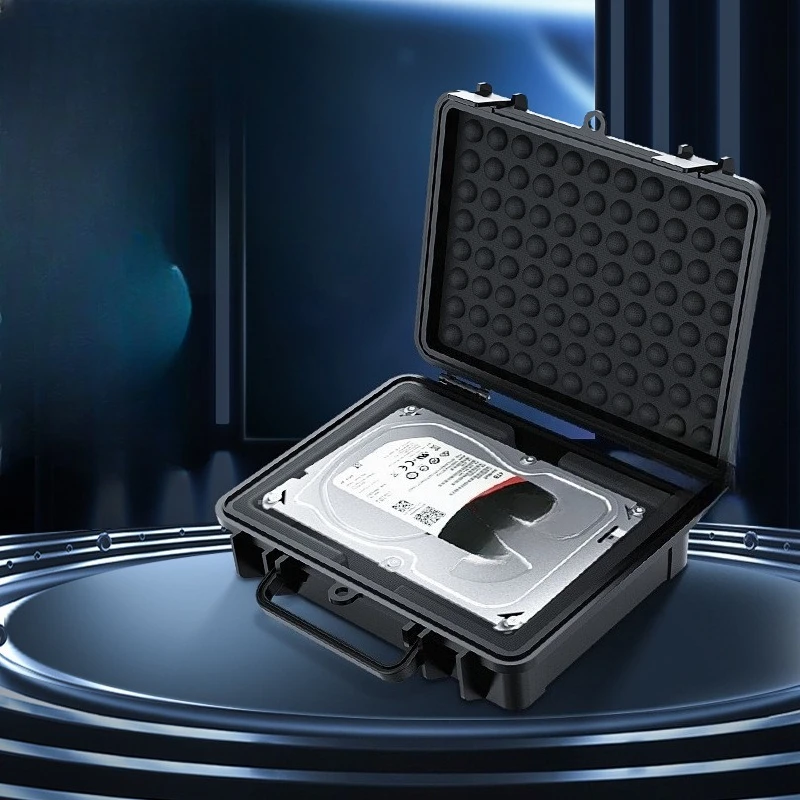 3.5-inch bare drive storage box and hard drive bag, shockproof hard drive protection case