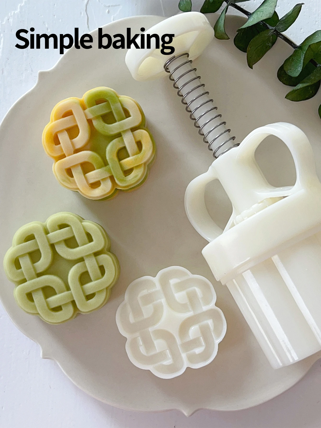 Molde para repostería con forma de nudo chino, molde para pastel de guisantes estilo chino, herramienta para hacer pasteles de luna del Festival de Medio Otoño