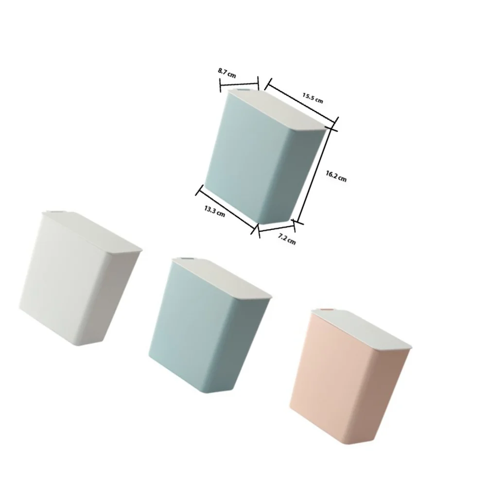 プラスチック製デスクトップゴミ箱ミニホワイトテーブルゴミ箱省スペースゴミ箱デスクゴミ箱