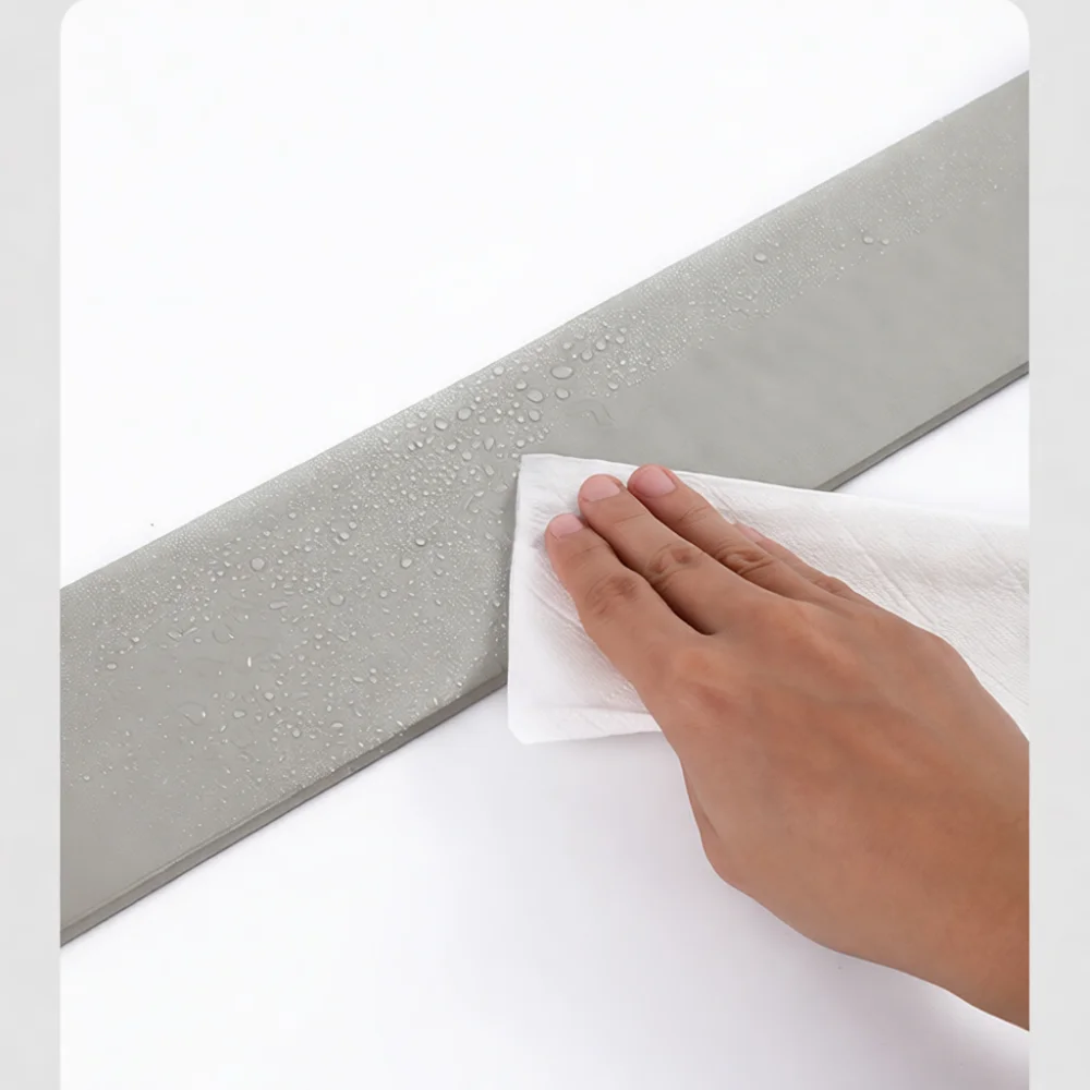 Self Adhesive Skirting Sticker Marble Texture Waist Line Trim Durable Wall Corner Protector For Interior Decor