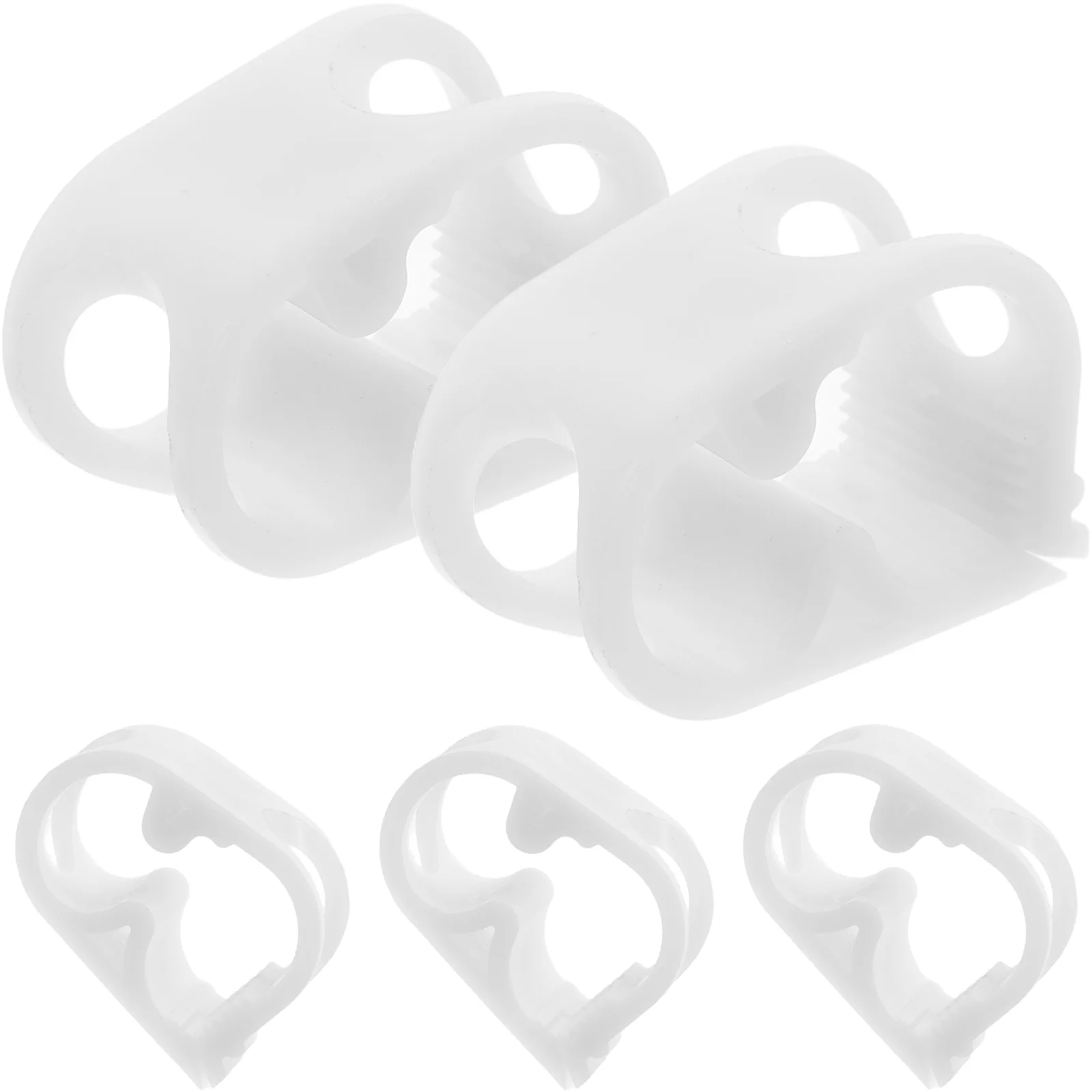 5 Pcs Hose Conduit Flow Controller Tube Clip Clips Adjustable Water Clamp See Clamps