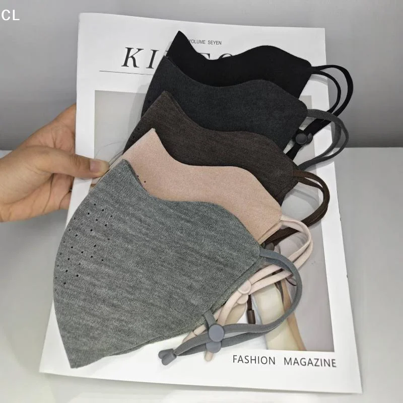 3D Winter Warm Face Mask Adjustable Earloop Breathable Windproof Mask Cold-Resistant Face Cover For Outdoor Cycling Daily Wear
