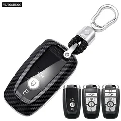 3 4 5 Buttons ABS Car Key Case For Ford Ecosport Edge Escape Explorer F-150 Raptor F-250 F-350 F-450 F-550 Fusion Mondeo Mustang