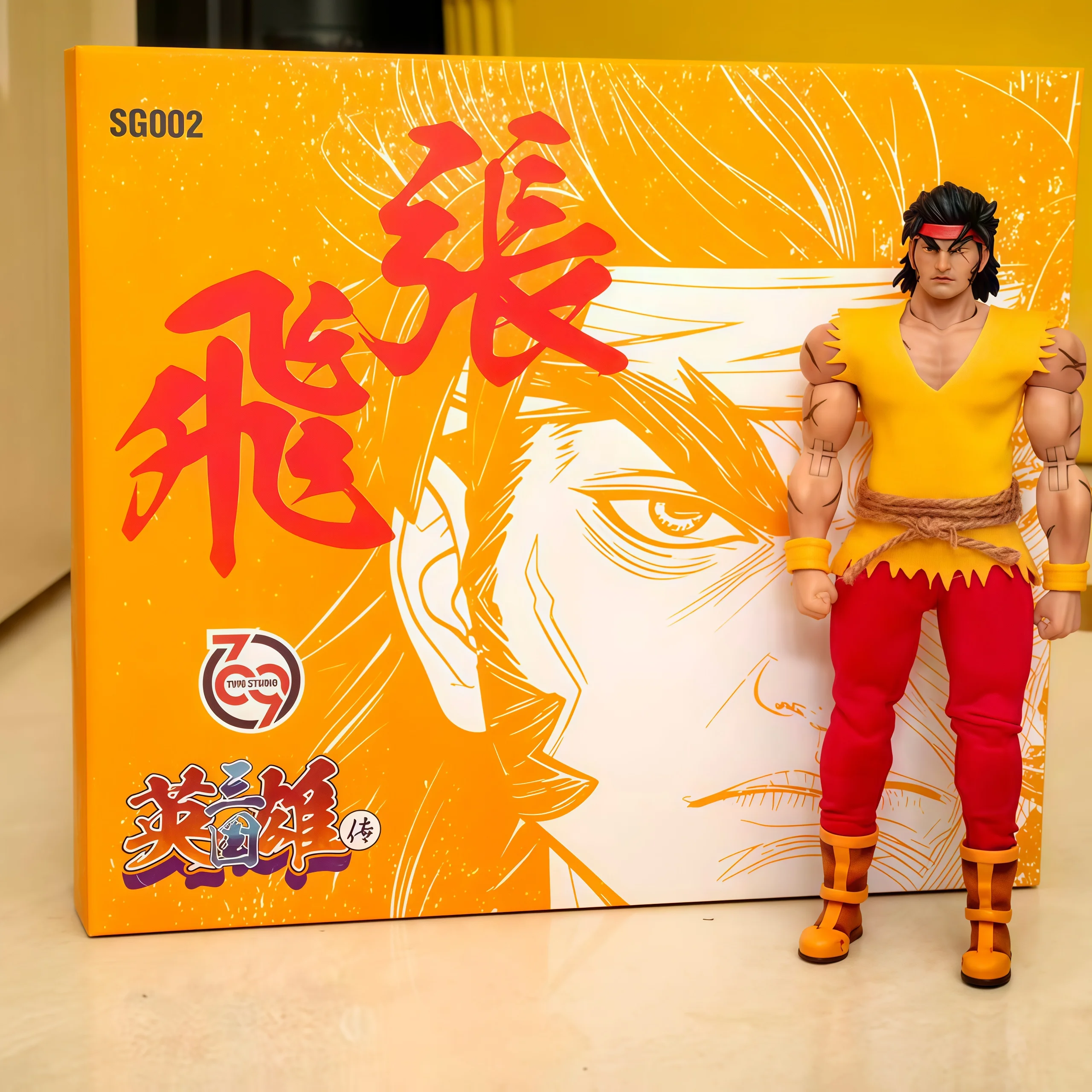 

Romance Of The Three Kingdoms Zhang Fei Action Figure SG002 Original 7890studio Collectible PVC Model New Toy Display Decor Gift