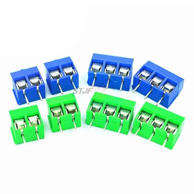 5.08 Blauw/Groen KF301 Terminal [2/3/4 Positie] Terminal 2P/3P/4P Optioneel