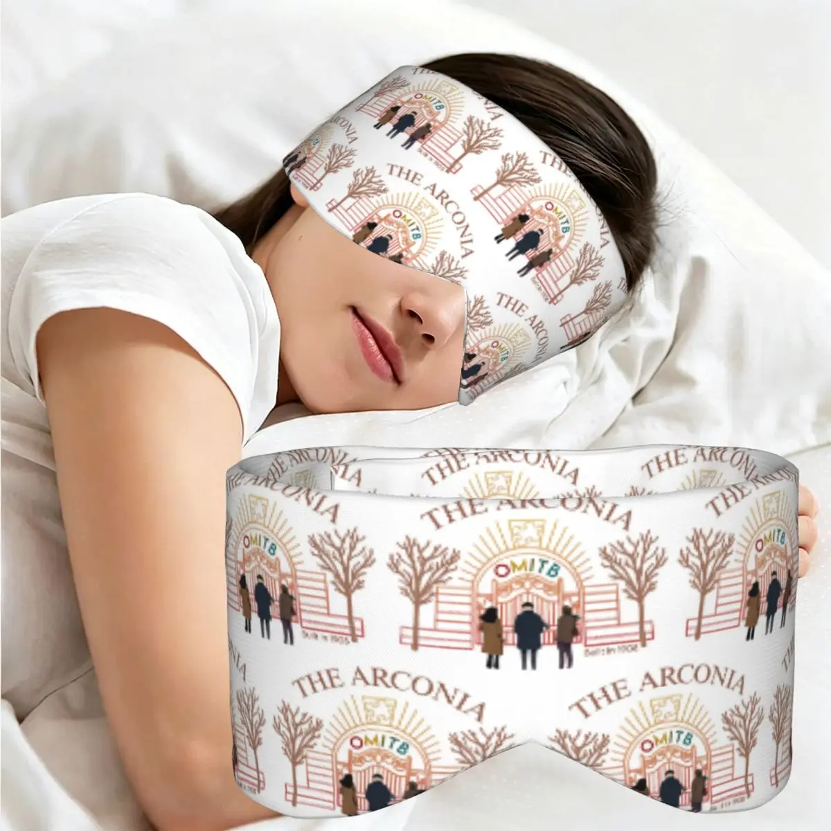 The Arconia Only Murders In The Building 1908 sleep eye mask Portable Eye Cover for Girls Boys Home Sleeping Eyeshade eyepatch