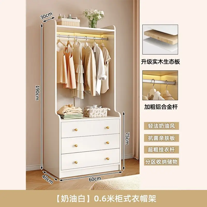 رف معطف قابل للتخصيص، صندوق، خزانة تخزين ملابس منزلية عمودية مدمجة من الأرض إلى السقف