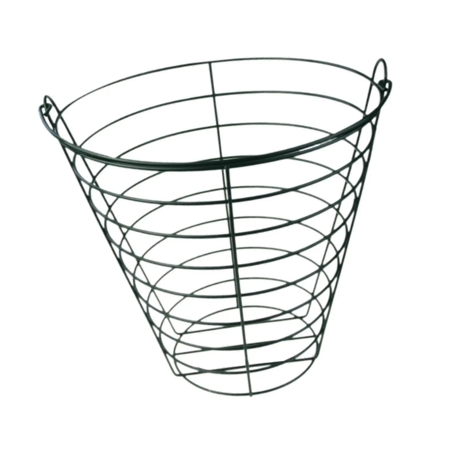 Metal Wire Golf Ball Basket Golf Basket Ball Container with Handle Golf Ball Bucket for Golf Accessories Golf Simulator Room