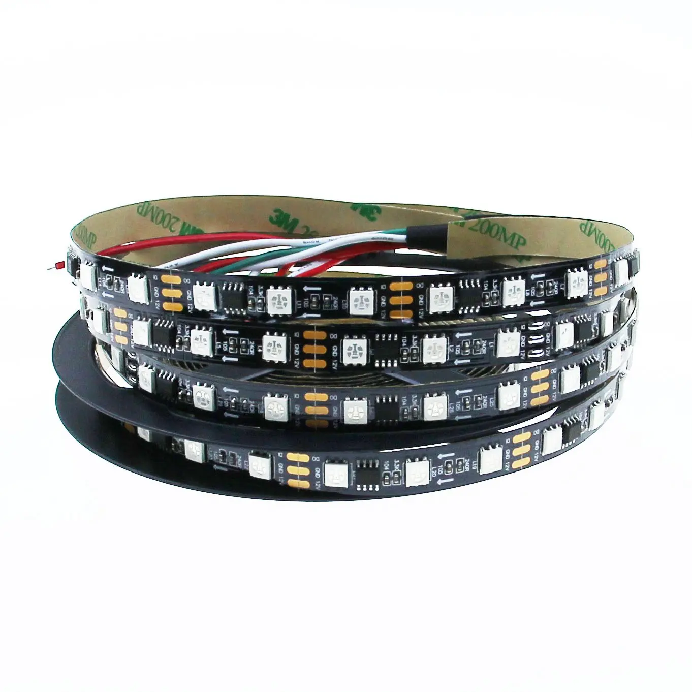 RGBIC Flexible LED Strip Light 5M Pixels WS2811/WS2812 Addressable Bar DC12V DC5V for Festival Party Atmosphere Decoration