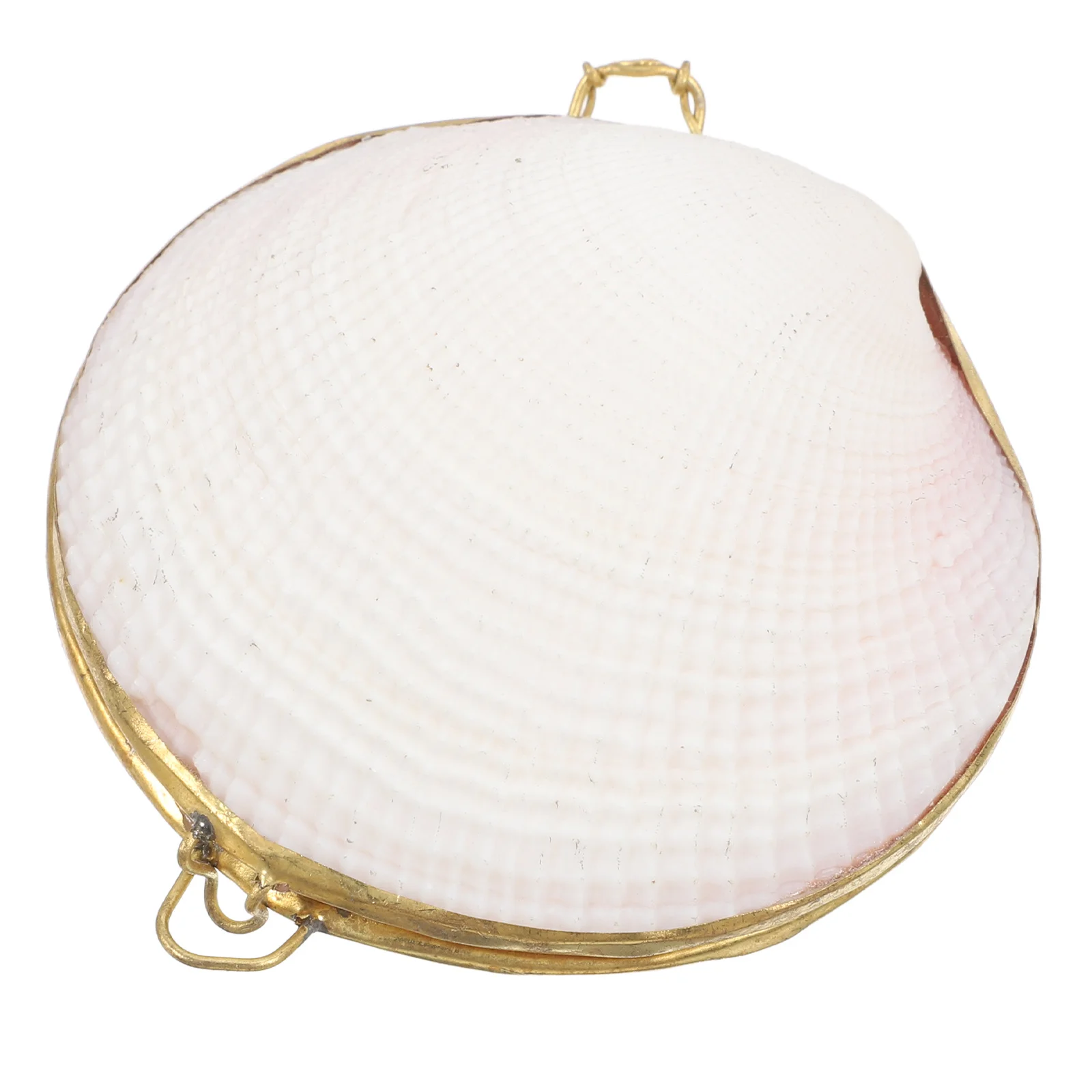 5pcs 5 Pcs Golden Jewelry Case Storage Compact Box Trinket Boxes Dust-proof Natural Shell Material