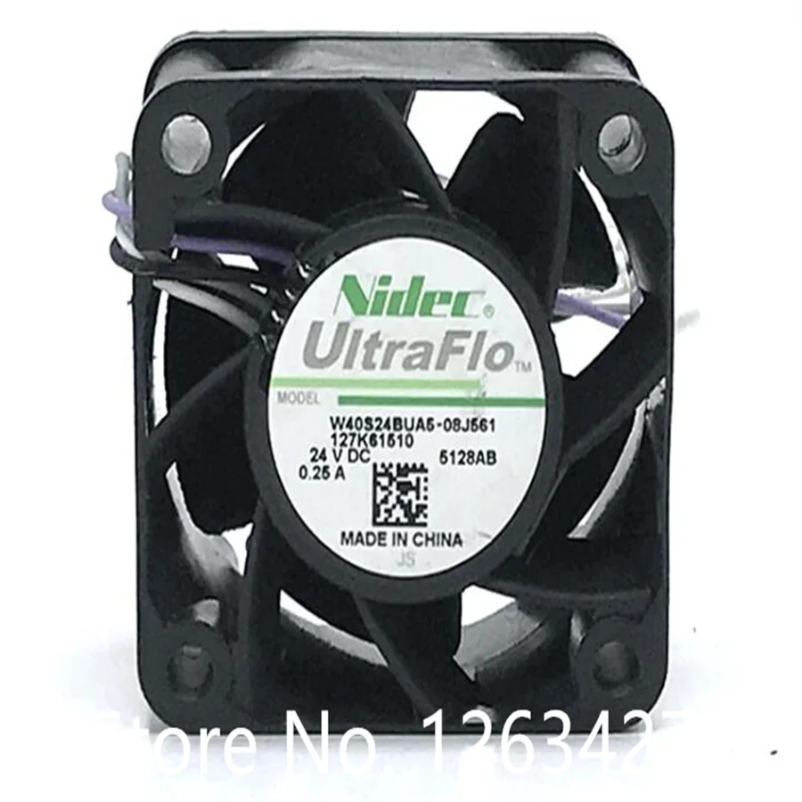 

Wholesale: printer fan nidec 4cm w40s24bua5-08j561 24v 4028 0.25a copier printer