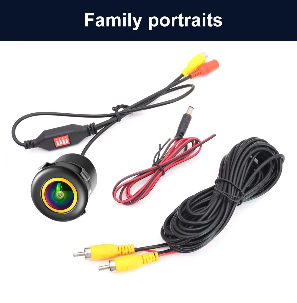 18,5mm AHD 1080P 720P CVBS CCD Auto-Rückfahrkamera mit DIP-Schalter, Fischaugen-Objektiv, Nachtsicht, Wasserdichte Einparkhilfe-Kamera – Detail 10