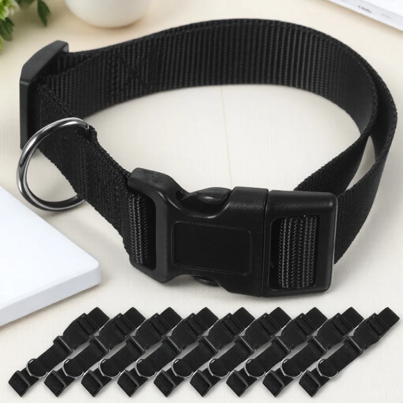 

10Pcs Pet Collar Premium Adjustable Cow Collars for Sheep Goats Farm Animals High Density Webbing Livestock Safety Gear