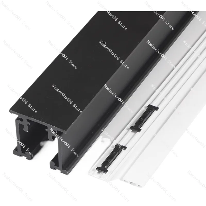 

Folding Door Without Lower Rail Hardware Buffer Partition Wooden Door Hidden Micro-seam Smart Three-fold Door Track Sliding