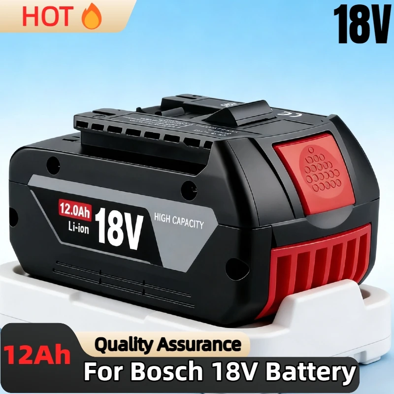 

for Bosch 18V Rechargeable Power Tools Battery with LED Li-ion Replacement BL1860B BL1860 BL1850+2A Charger