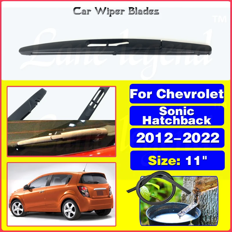 

Car Wiper 11" Rear Wiper Blade For Chevrolet Sonic Hatchback 2012 - 2022 Windshield Windscreen Tailgate Window Rain Brush