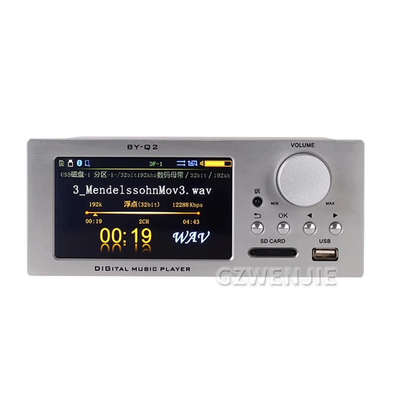 

Desktop HIFI Digital Music Player Dual AK4490REQ 64Bit192K Bluetooth 5.0 Decoding Music Turntable Support DSD128 DTS Decoding