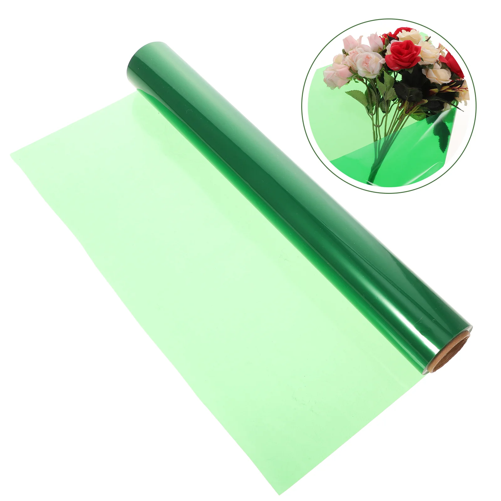 

Earring Flower Charms Crystal Film Cellophane Gift Packing Paper Green Floral Decoration
