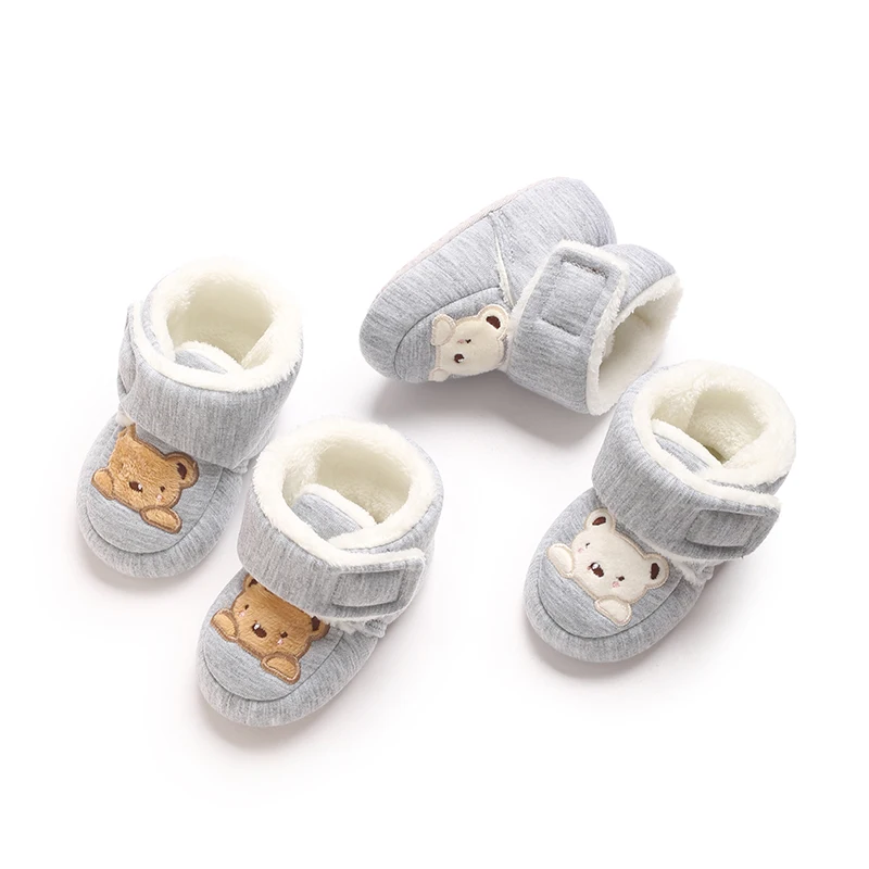 أحذية مريحة برسوم كرتونية لطيفة، مناسبة للأولاد الصغار، ناعمة ودافئة مع أحذية صوفية، مناسبة للمشي الداخلي والخريف والفوز