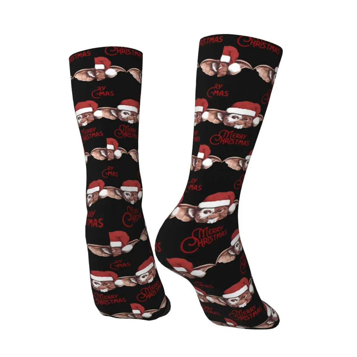 Calcetines Gizmo Gremlins, medias navideñas de invierno, calcetines transpirables a la moda para parejas, calcetines antibacterianos gráficos para