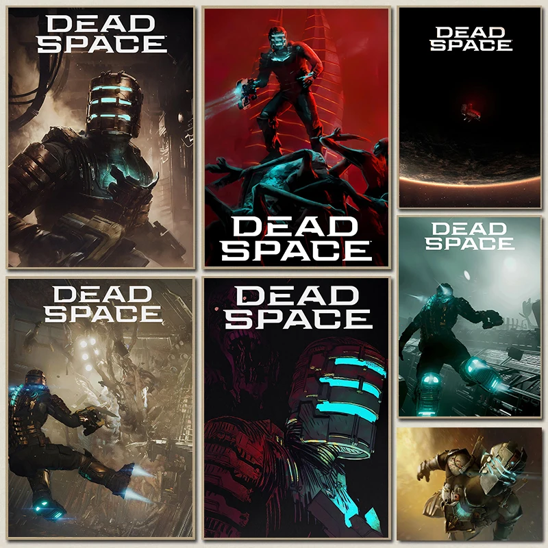 Popular Competitive Games Death Space Portrait Art Posters Canvas Printing Gallery Living Room Coffee Shop Club Home Wall Decor