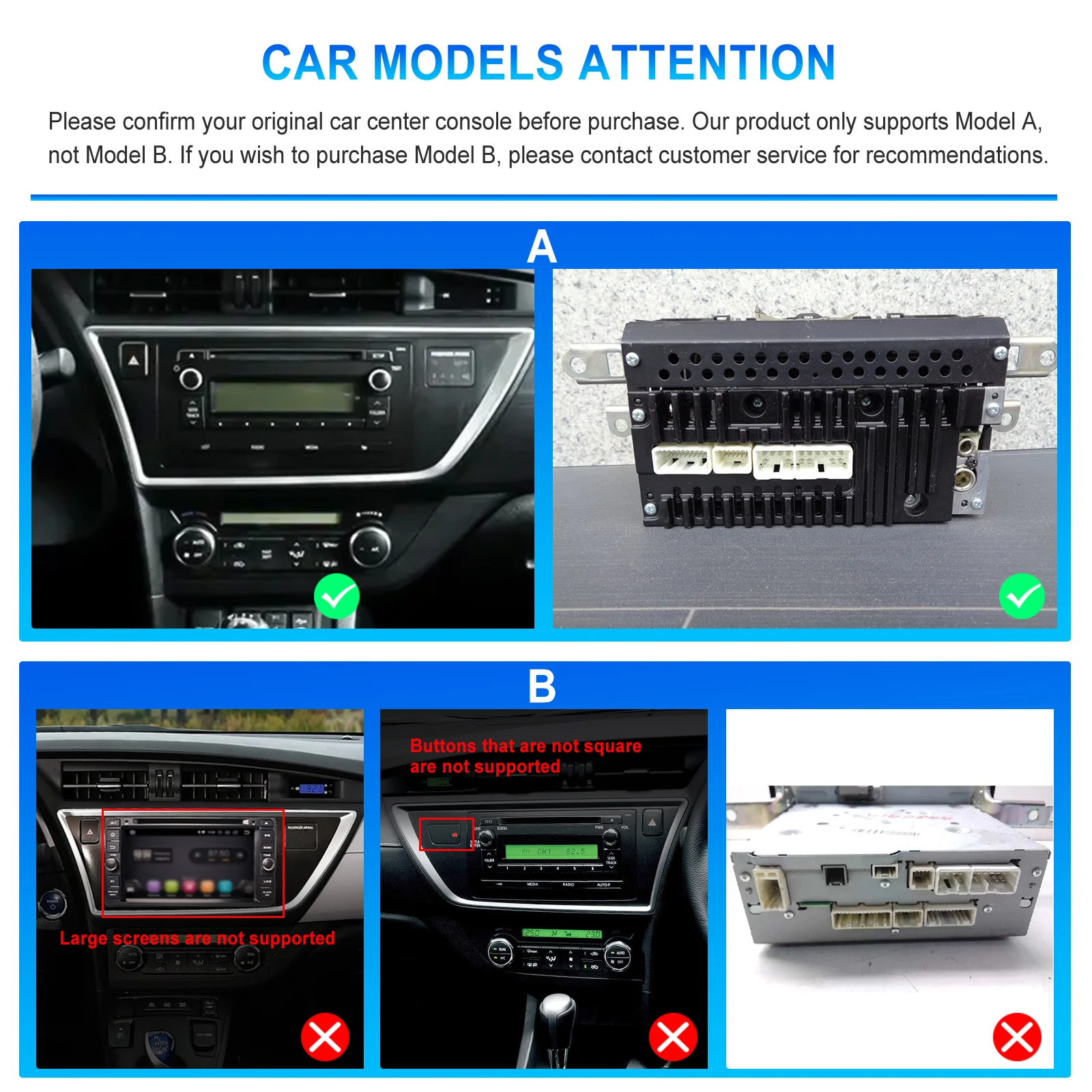 Camecho 6 + 128G اللاسلكية CarPlay أندرويد السيارات راديو السيارة لتويوتا أوريس 2013 2014 2015 نظام تحديد المواقع ستيريو 4G واي فاي مشغل وسائط متعددة #2