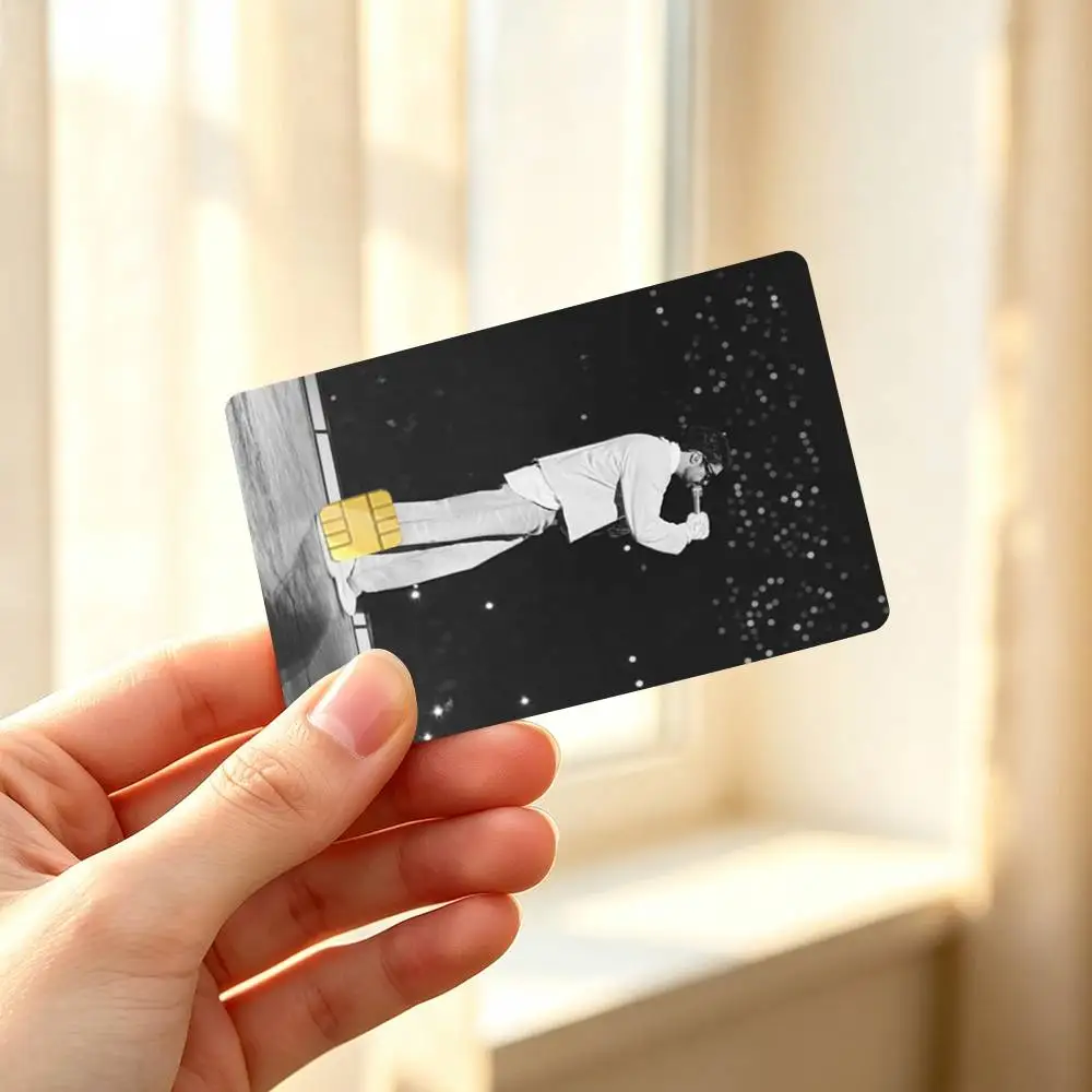 Hot Singer B-Bad B-Bunny Credit Card HD Stickers Premium matte film effectively prevents fingerprints and daily abrasion.