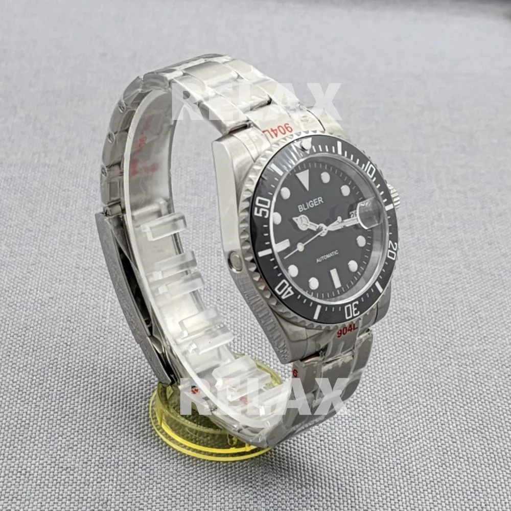 40mm Elite Version SEA Sapphire Glass Stainless Steel Watch Japan NH35 Automatic Mechanical Movement