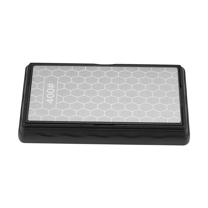 

Double-Sided Diamond Sharpening Stone,Whetstone Honeycomb Surface Plate With Non-Slip Base-BAAQ