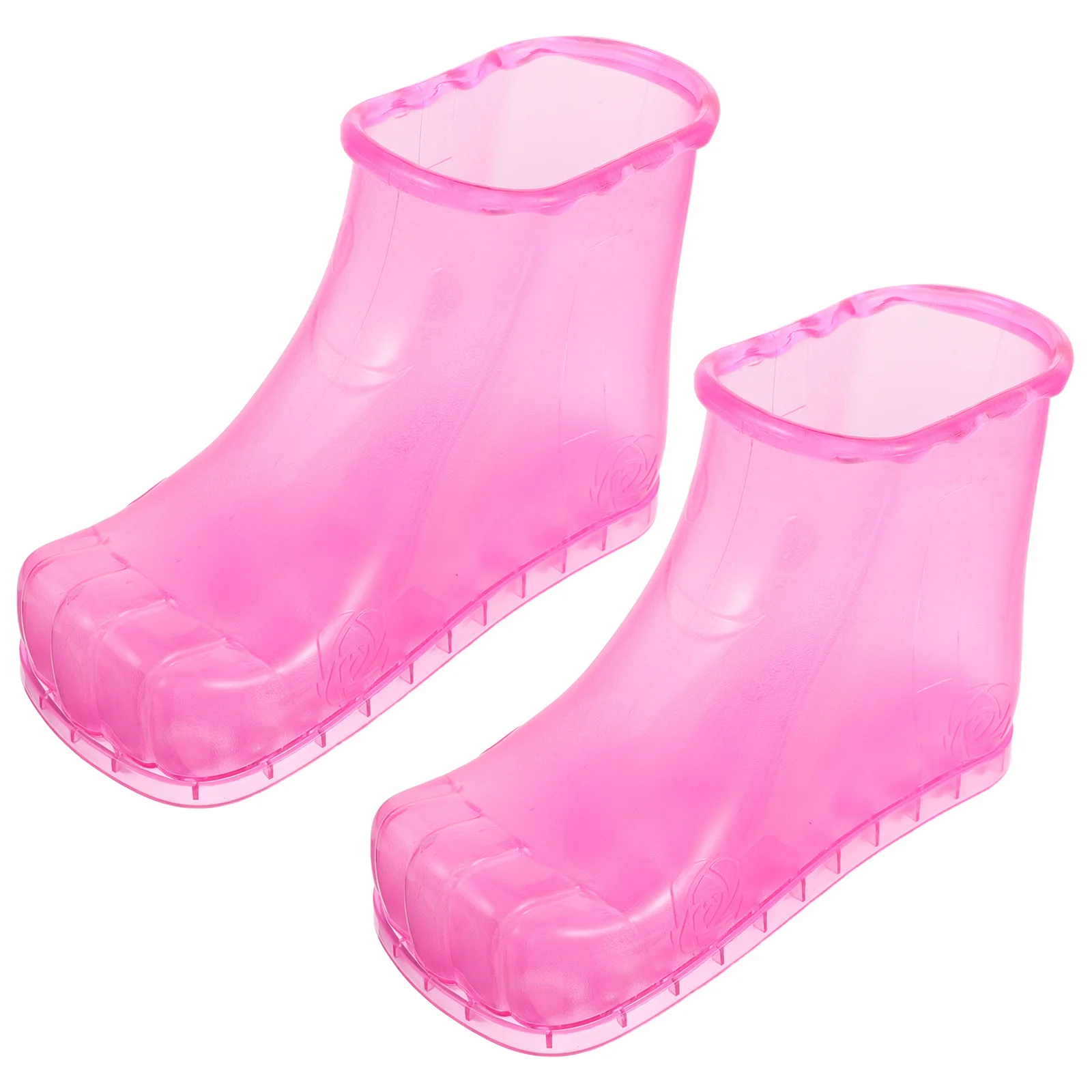 

1Pair Foot Soak Shoes Comfortable Massage Foot Bath Spa Boots Antislip Feet Soaking Hot Compress Slippers for Home Use