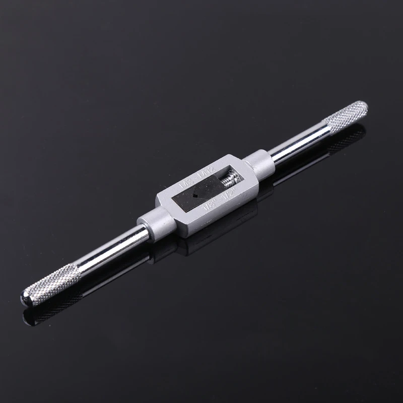 M3-12Adjustable Tap Wrench for Thread Tap Handle Spanner Steel Hand Taps Holder Tapping Reamer Tools