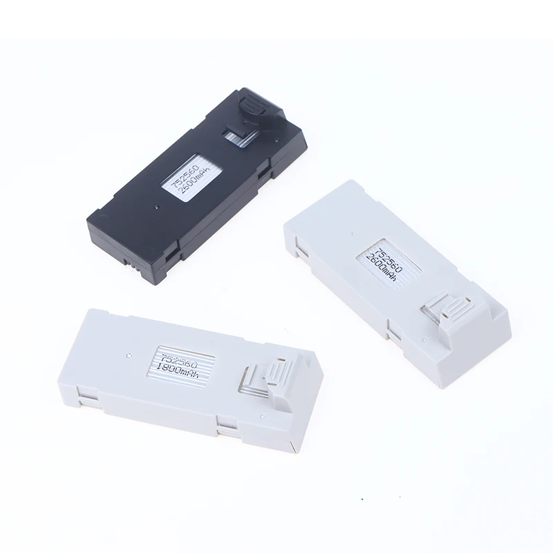 Bateria litowa 3.7V 1800mAh 2600mAh RC Drone o duลผej pojemnoลci do wymiany baterii litowej E88/E99/E525 Mini Drone