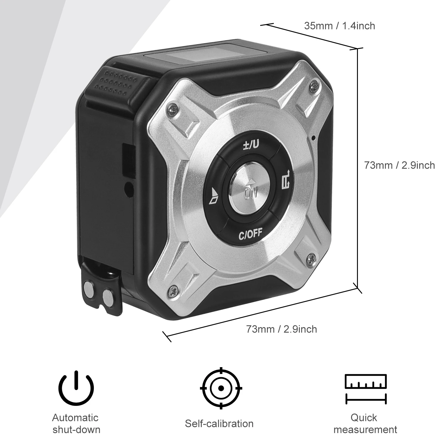 Pengukur Laser Mini Baru 3 in  - Laser Distance Measure ulasan dan harga