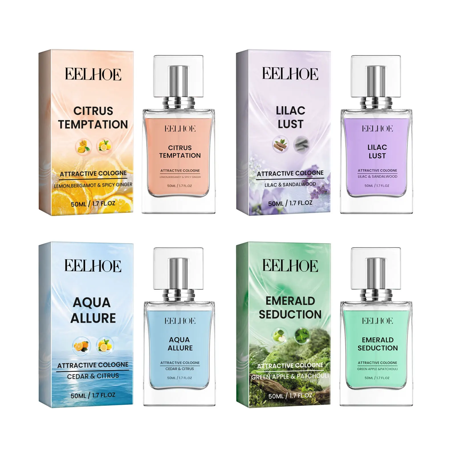 Men Attractive Perfume Floral Scent Refreshing Natural Fragrance Pheromone Dating Perfume Men Cologne Fragrances Glamour Perfume