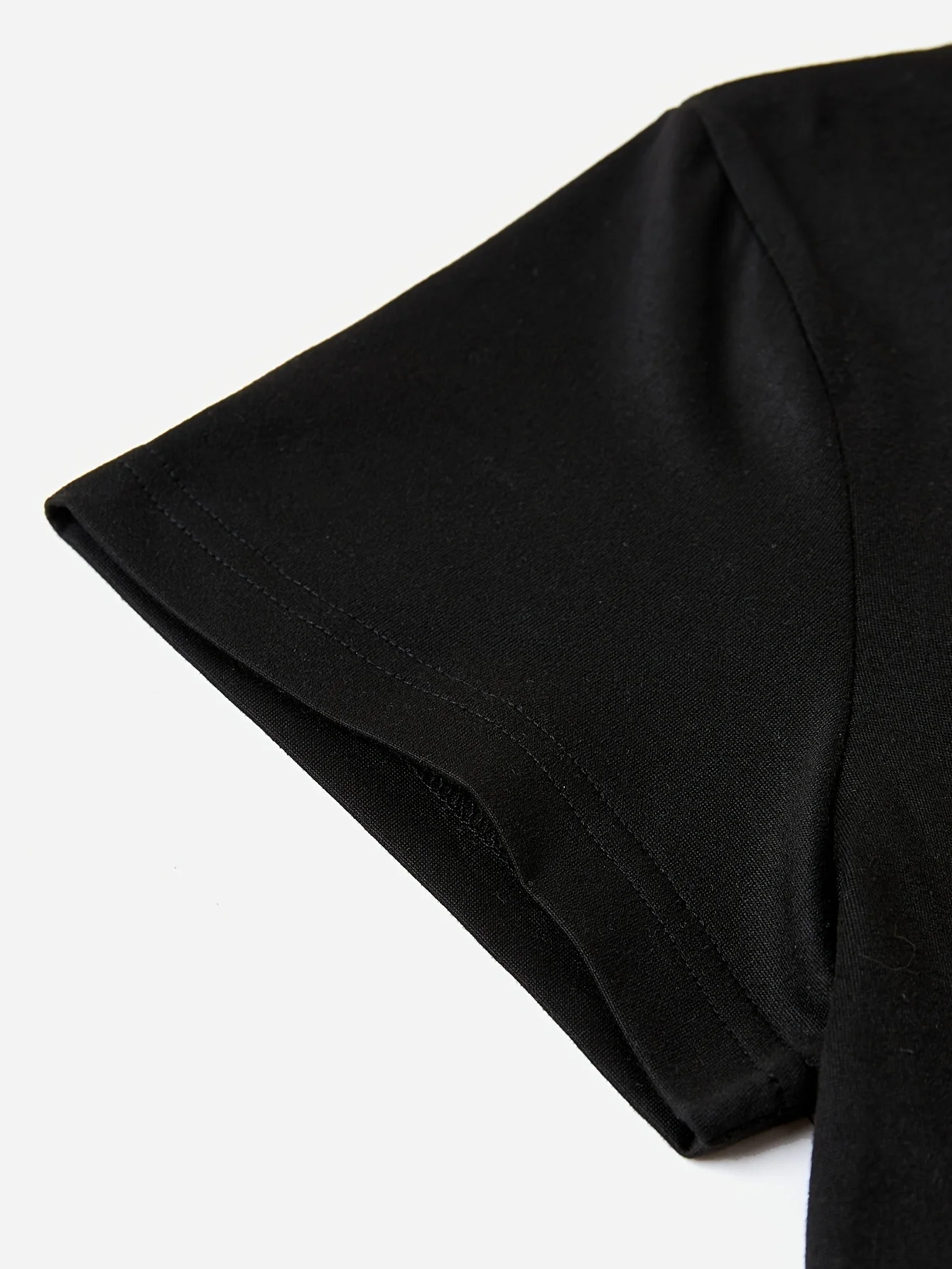 Camiseta con estampado gráfico de dibujos animados en blanco y negro para mujer, Top informal de manga corta con cuello redondo, camiseta transpirable de verano y primavera