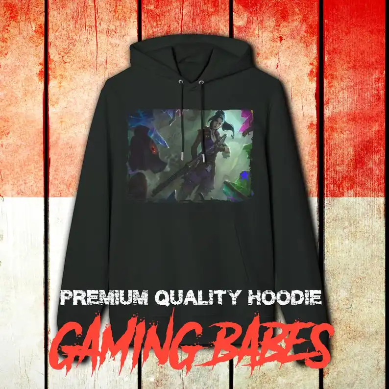 Unisex hoodie Caitlyn / High Quality Stella Premium Hooded Sweatshirt  Arcane