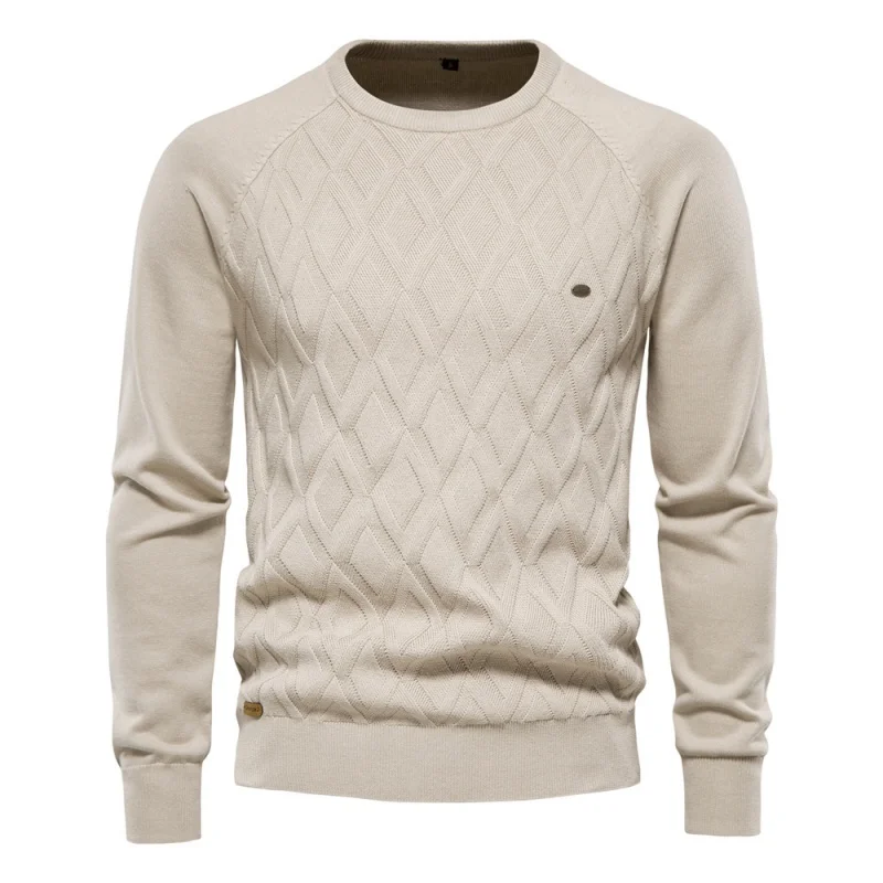 Men's Pullovers Youth Casual round Neck Sweater