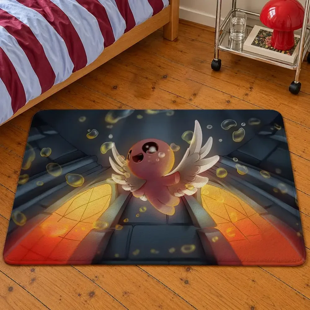 Game The Binding of Isaac Azazel Guppy Floor Mat Soft Flannel Entrance Doormat Non-Slip Washable Rug For Bedroom Home Decor