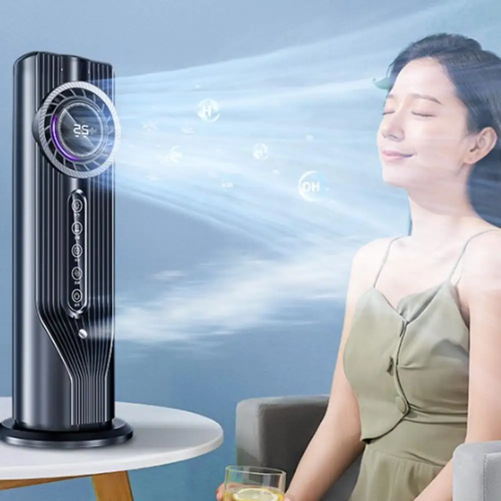 Portable Desk Fan Portable Air Conditioner Fan with Evaporative Cooler Mister Mini Usb Fan with Timer Led Touch Screen for Home