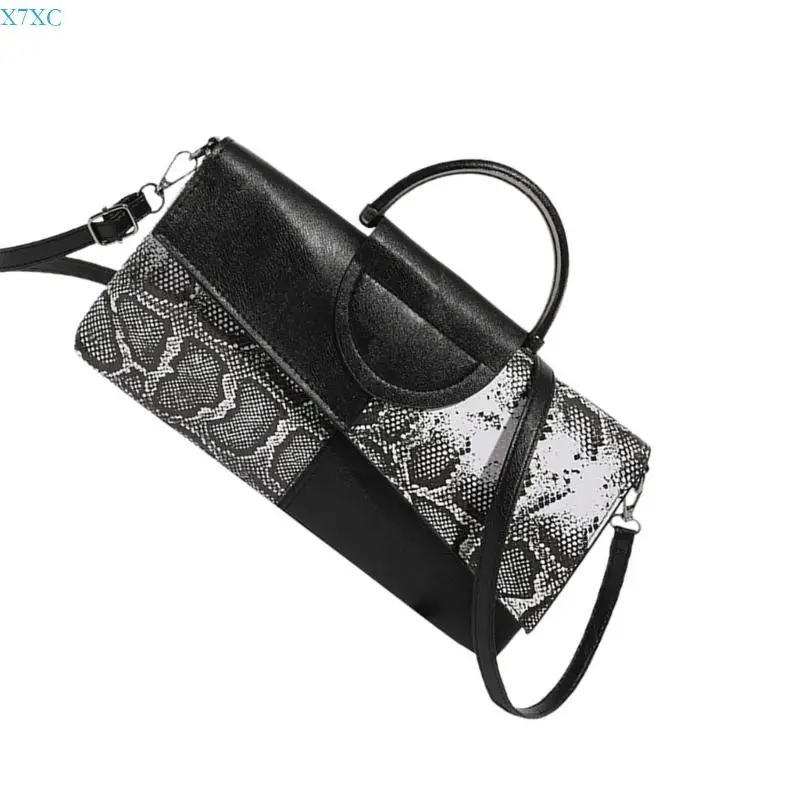 X7XC Capacious Old Look PU Handbag Multipurpose Bag For Work And Holiday