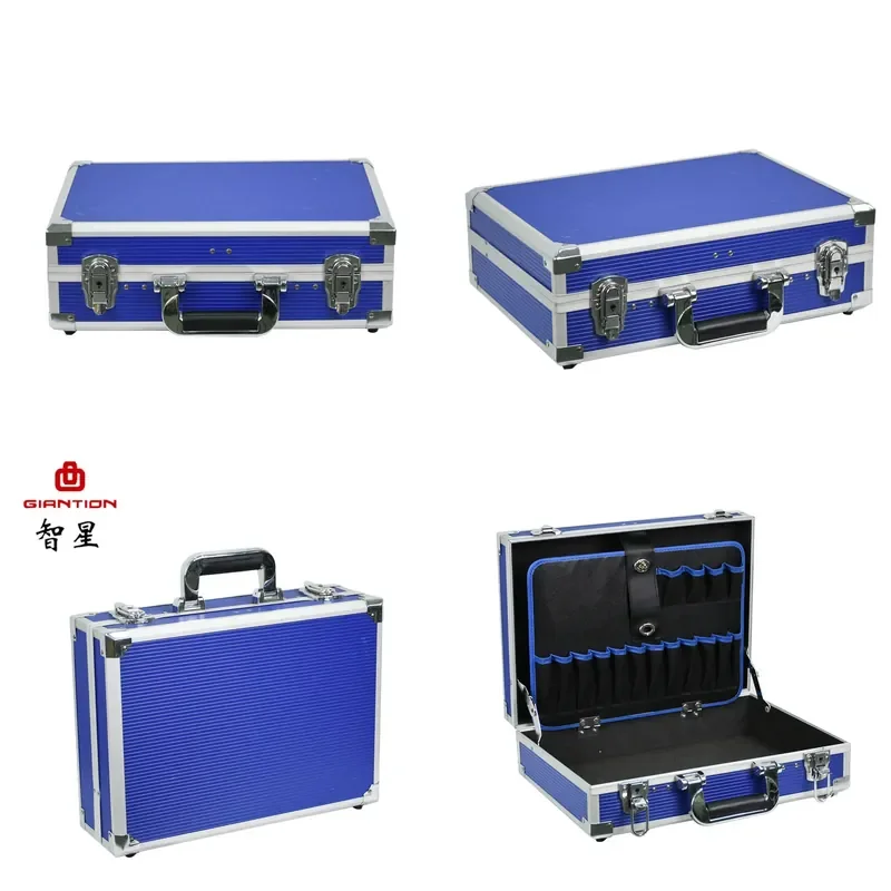 Customizable-Processing custom aluminum alloy toolbox, aluminum alloy suitcase, document belt storage box, portable toolbox