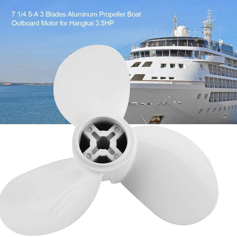 Motor Propeller, Blades Aluminum Propeller Boat Outboard Motor for Hangkai 3.5HP